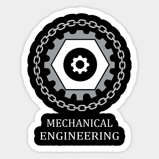 Best design mechanical engineering mechanic engineers Sticker by PrisDesign99